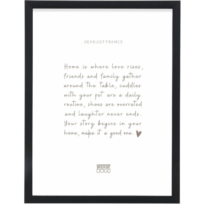 Deknudt S47EK2 picture frame black 30x45 cm plastic