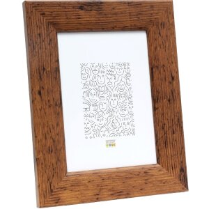 Deknudt S53GH9 Wide Wooden Frame Brown 15x20 cm