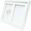 Deknudt S65KK1 picture frame white double passe-partout 15x20 cm 2 pictures