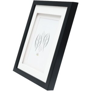 Deknudt S65KK2 Picture Frame Black Double Passepartout 13x13 cm