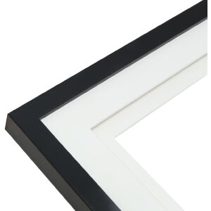 Deknudt S65KK2 picture frame black double passe-partout 2...