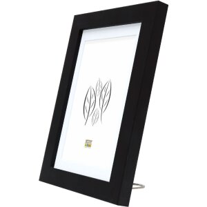 Deknudt S66KF2 picture frame black with white passe-partout 29.7x42 cm