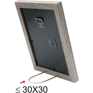 Deknudt S66KH3 picture frame oak colour grey white passe-partout 10x15 cm