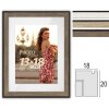 ZEP picture frame Roma float glass and passe-partout 15x20 cm to 20x30 cm