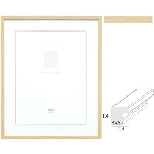 Deknudt S43AH1 picture frame natural wood colour with...