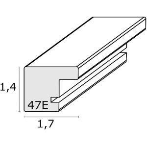 Deknudt S47EK2 picture frame plastic black 10x15 to 40x50 cm