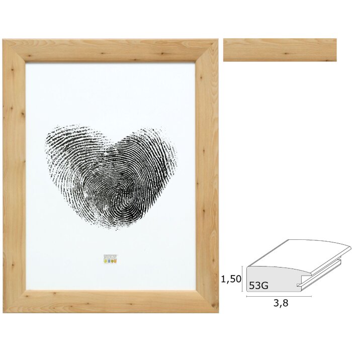 Deknudt S53GH8 picture frame natural wood look 13x18 cm to 60x80 cm