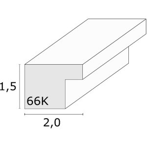 Deknudt S66KF2 Picture Frame Black White Passepartout 60x90 cm 50x75 cm