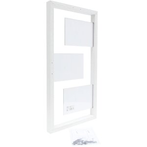 Deknudt S68UA1 picture frame white for 3 pictures 10x15 cm