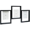 Deknudt S68UB2 Gallery frame black for 3 pictures 10x15 cm