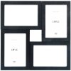 Deknudt S68UC2 picture wall frame black 4 pictures 13x18 cm