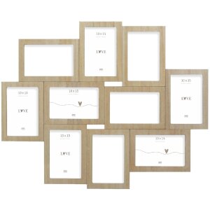 Deknudt S68UC3 picture wall frame natural wood for 10...