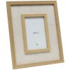 Deknudt S68UE3 picture frame natural wood/beige linen 10x15 cm