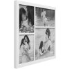 Deknudt S68WB1 Gallery frame white for 4 pictures 13x17 to 22x22 cm