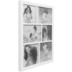 Deknudt S68WB1 Gallery Frame White 6 pictures 12x12,...