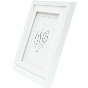 Deknudt S65KK1 picture frame white double passe-partout 10x15 cm