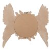 Clayre & Eef Wall Mirror Round Beige Wings & Roses Design 62x5x60 cm