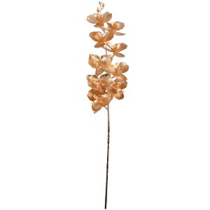 Clayre & Eef 5DF0038 Decorative Orchid Gold Coloured...