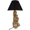 Clayre & Eef 5LMC0034 Table Lamp Bunny Gold Black 37x61 cm E27/max 60W