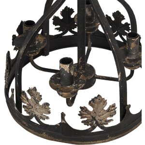 Clayre & Eef 5LMP304 Hanging Lamp Vintage Black Gold...