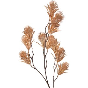 Clayre & Eef 5PL0067 Artificial flower golden brown...