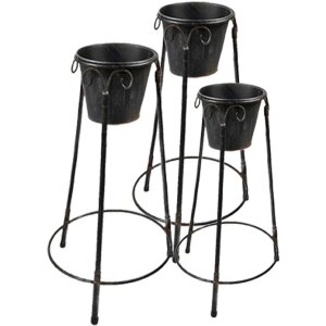 Clayre & Eef 5Y1109 Plant holder upright (set 3)...