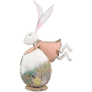 Clayre & Eef 5Y1215 Easter bunny decorative figurine...