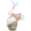 Clayre & Eef 5Y1215 Easter bunny decorative figurine pastel pink 35x11x56 cm