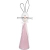 Clayre & Eef 5Y1220 Decorative Rabbit Pink White 18x14x60 cm