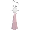 Clayre & Eef 5Y1220 Decorative Rabbit Pink White 18x14x60 cm