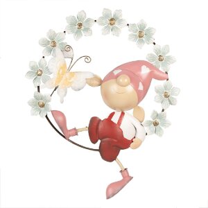 Clayre & Eef 5Y1222 Wall decoration dwarf flower...