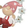 Clayre & Eef 5Y1222 Wall decoration dwarf flower wreath 50x9x61 cm