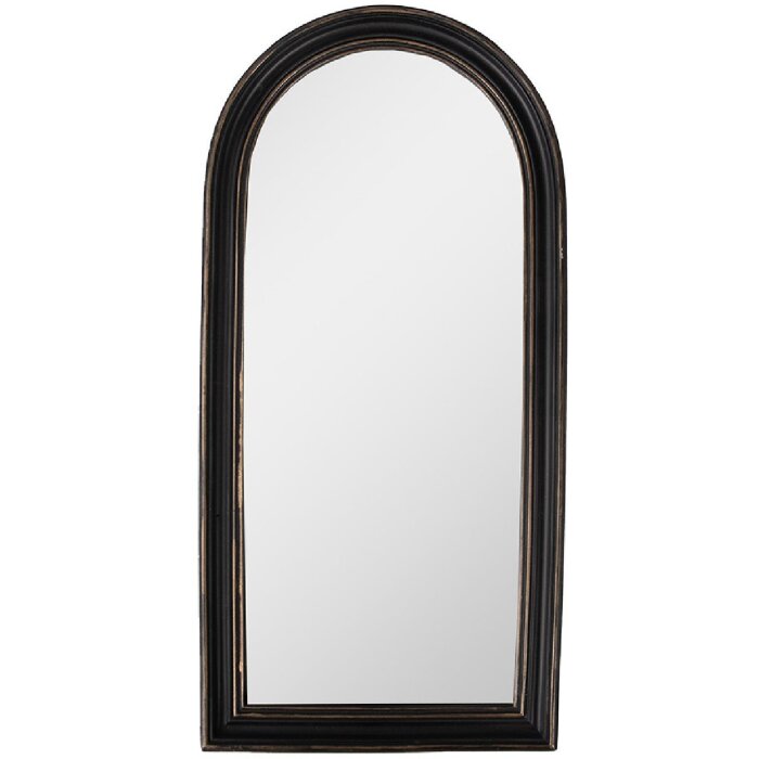 Clayre & Eef 62S288 Mirror Black Antique Look 15x2x31 cm