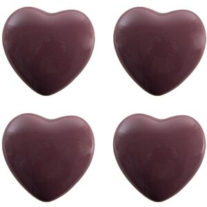 Clayre & Eef 65298 Door knob heart shape dark red...