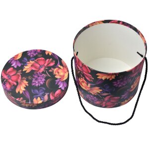 Clayre & Eef 65457 Hat box set 3 pieces flower...