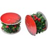 Clayre & Eef 65487 Christmas Garland Decoration 270 cm Set 12 Green Red