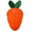 Clayre & Eef Wall Decoration Carrot Orange Green 20x3x37 cm