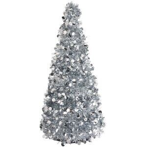 Clayre & Eef 65511 Christmas Tree Decoration Silver...