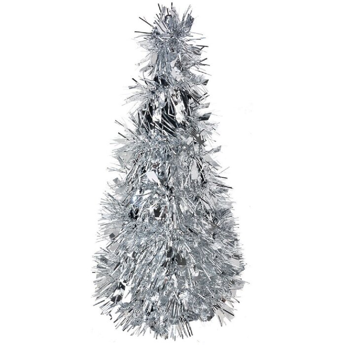 Clayre & Eef 65541S Decorative tree silver Ø 12x25 cm