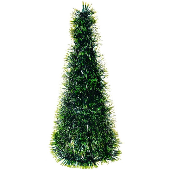 Clayre & Eef 65542M Christmas Tree Decoration Green 17x38 cm