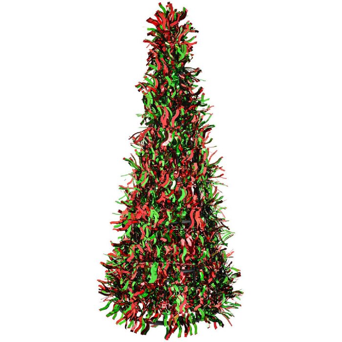 Clayre & Eef 65543L Decoration Christmas Tree Green Ø 18x48 cm