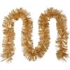 Clayre & Eef 65555 Christmas garland gold 200cm