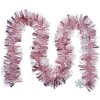 Clayre & Eef 65557 Christmas Garland 200 cm Pink