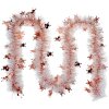 Clayre & Eef 65559 Christmas Garland Decoration White Copper 200 cm