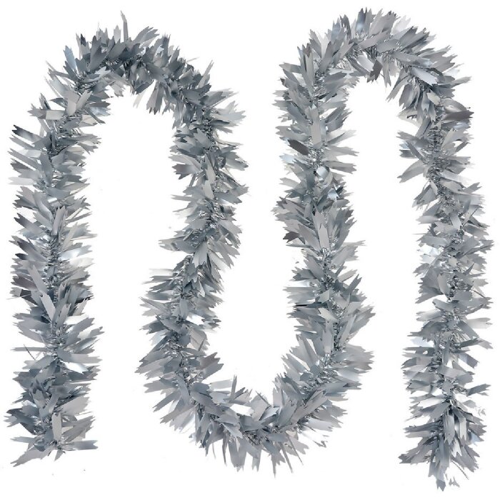 Clayre & Eef 65562ZI Christmas garland silver 200 cm