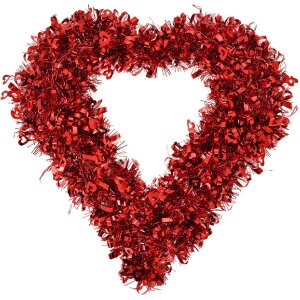 Clayre & Eef 65567 Decoration Heart Red 40x40x4 cm