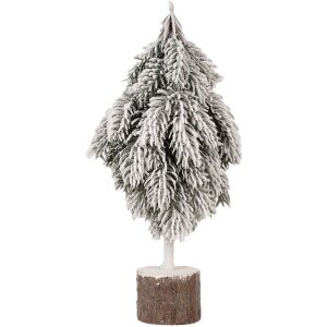 Clayre & Eef 65578 Artificial Christmas tree snow...