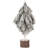 Clayre & Eef 65578 Artificial Christmas tree snow effect 15x12x33 cm