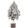 Clayre & Eef 65578 Artificial Christmas tree snow effect 15x12x33 cm