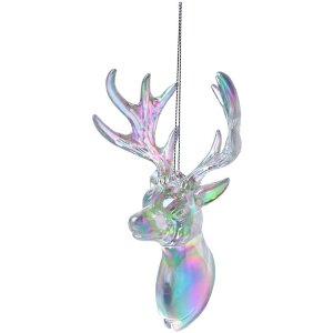 Clayre & Eef 65602 Decoration Hanger Reindeer Rainbow...